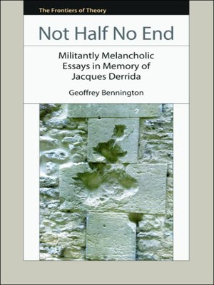 cover image of Not Half No End
